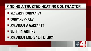 BBB: Hiring a heating contractor