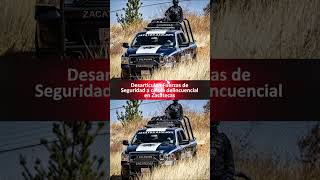 Desarticulan Fuerzas De Seguridad A Célula Delincuencial En Zacatecas