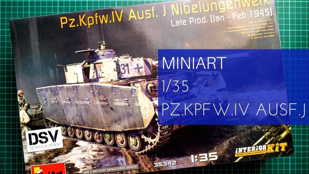 Miniart 1/35 Pz.Kpfw.IV Ausf.J Nibelungenwerk Late Prod. (35342