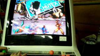 Astro City Mame Cabinet Fully Functioning - First Video And Also Features X-Men Arcade.