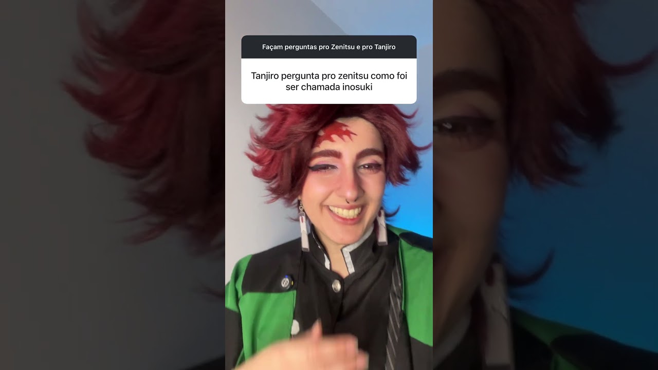 TANJIRO E ZENITSU RESPONDEM!! #cosplay #kimetsunoyaiba #demonslayer @Nandalorenzine @Cavalheiro_02