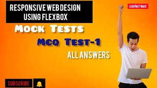 Responsive Web Design using Flexbox Mock Test MCQ Test-1|| 💯% Correct Answers||CCBP||NXTWAVE