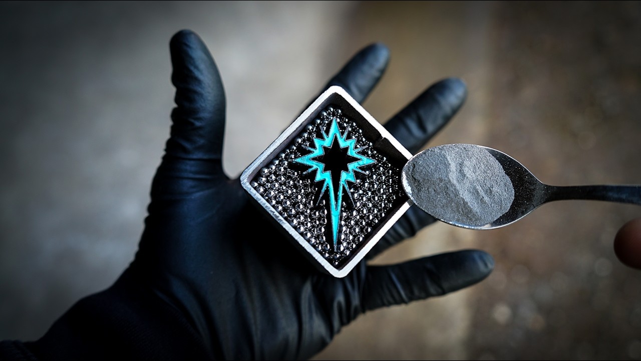 Damascus Blade Forged With Prusa 3D Printer and bearings