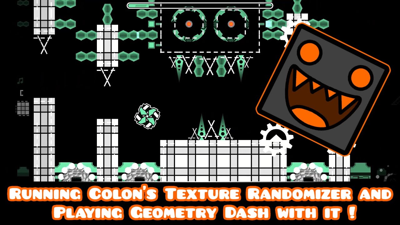 Geometrydash Randomized Playing Geometry Dash with randomized textures. - YouTube
