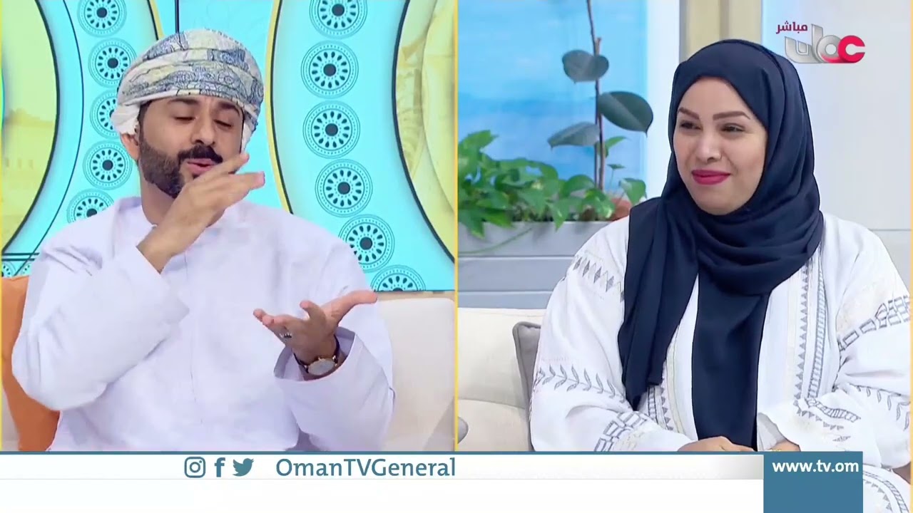 فقرة الأشخاص ذوي الإعاقة للحديث حول #يوم المرأة العمانية