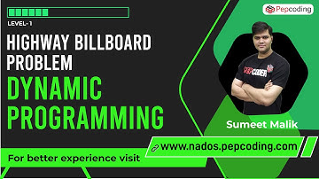 Highway Billboard Problem Dynamic Programming