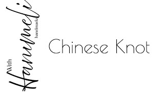 ​Chinese Knot (Çin Düğümü) Tutorial 🪡 | Traditional Hand Embroidery