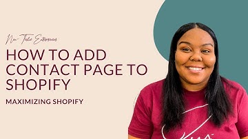 How to add a CONTACT page to your Shopify store // Shopify Essentials
