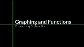 Math 1029 7.1: Graphing and Functions