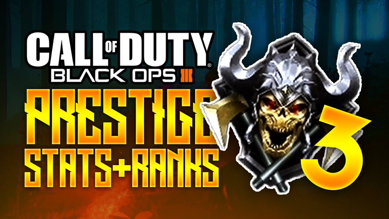 PRESTIGE 3! | Stats + Ranks - Black Ops 3 Zombies