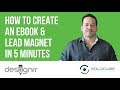 How to Create an Ebook & Lead Magnet in 5 Minutes Using Designrr