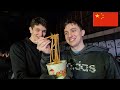 Americans Try Wuhan Hot Dry Noodles in China! 🇨🇳