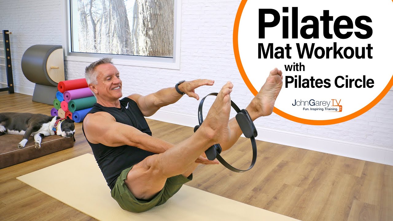 Pilates Mat with Pilates Circle 2 