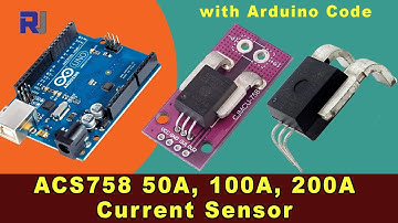 Using Allegro ACS758 Current Sensor with Arduino  for 50A to 200A RJT82