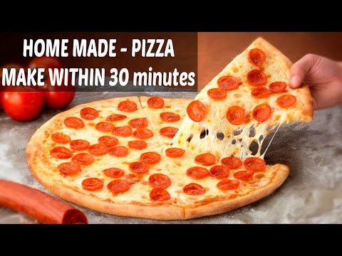 EPISODE #406 - No-Yeast No-Bake HOMEMADE PIZZA in Under 30 MINUTES FULL RECIPE HERE: .... 