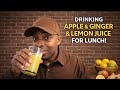 Apple, Ginger & Lemon Detox Juice 🍎🍋 | Cleanse Your Body Naturally for Lunch