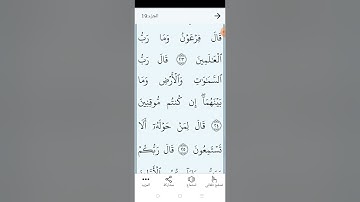 سورة الشعراء بالتجويد المبسط والتلاوة الصحيحة الصفحة (٣٦٨)