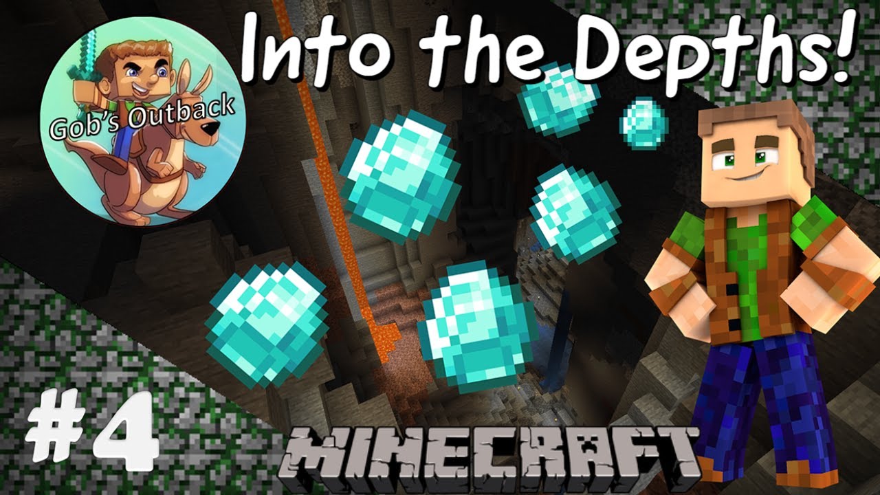 Gob's Outback Season 2, Episode 4 - Into the Depths! Minecraft Let Play ...