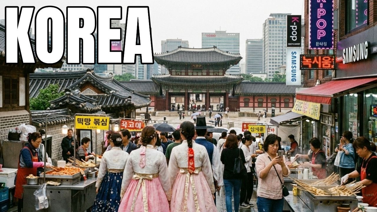 Korea | koreaAmbience | 4K No Talking | ASMR Travel Sounds & Relaxation