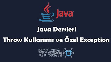 Java Dersleri #81 - OOP - Throw Kullanımı ve Özel Hata Ayıklama (Exception) Oluşturma
