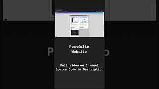 Vintage Window OS Style Portfolio Website (Next.js + Tailwind)  #coding #portfolio #website #html