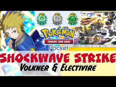 Electivire & Volkner SHOCK the Competition! Pokémon TCG Pocket Gameplay