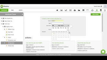 Wattics Energy Management Platform: Energy Saving Actions Tracker