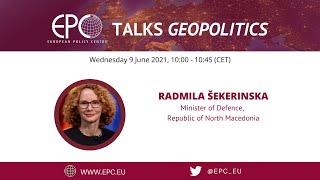EPC Talks Geopolitics with Radmila Šekerinska