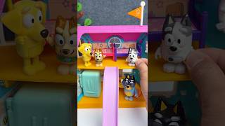Satisfying with Review Bluey Slide Toys ASMR #shorts #Bluey #toys #asmr #unboxing