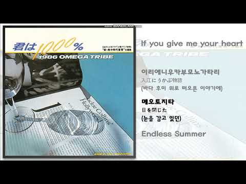 오메가 트라이브 노래 / 君は1000%(넌 1,000%) / オメガトライブ(OMEGA TRIBE) / 가사 / 번역 / J-POP / 일본 노래