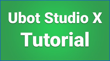 Ubot Studio Tutorial - Learn Ubot In One Video