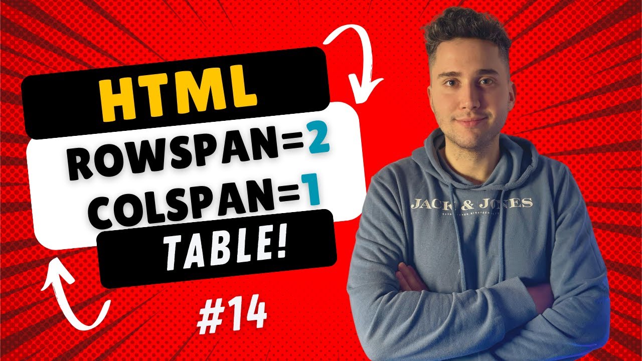 HTML Table colspan ve rowspan Nedir? | HTML Dersleri #14 - YouTube