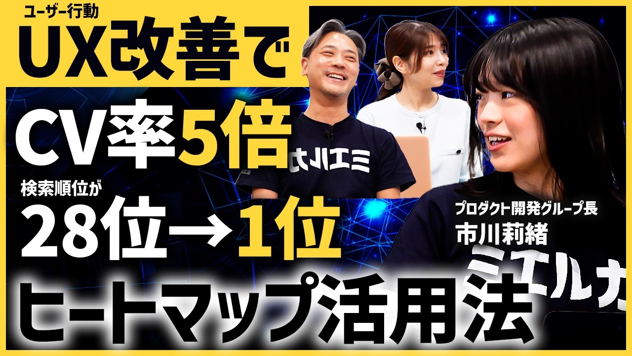 【SEO×UX】ヒートマップでCVR2.9倍・検索順位28位→1位｜効く理由と実践手順