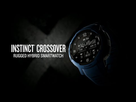 Garmin | Instinct Crossover | Rugged Hybrid Smartwatch