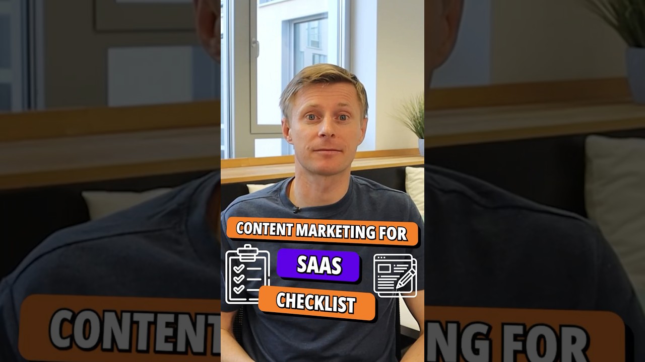 Content Marketing Checklist for SaaS Business