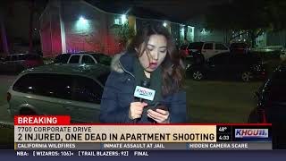2 injured, 1 killed in apartment shooting