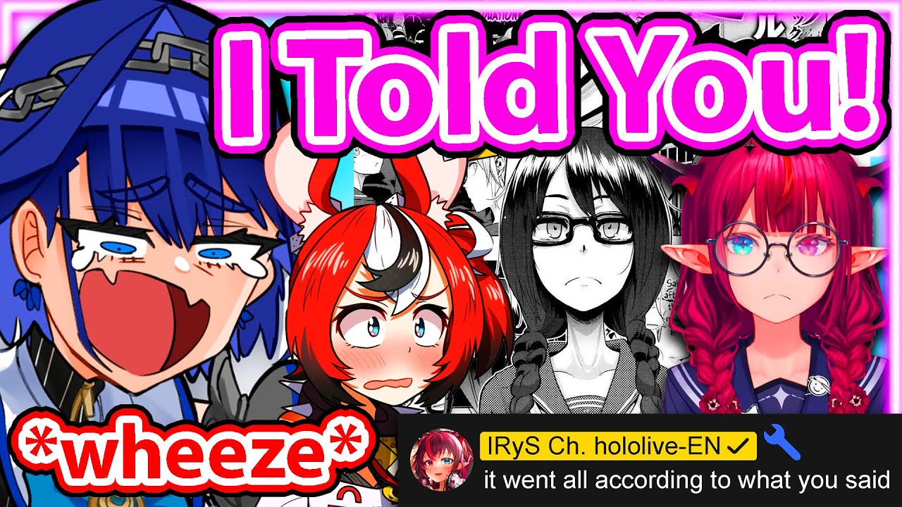 Bae and Kronii React to IRyS New Outfit 【Hakos Baelz / Hololive EN】