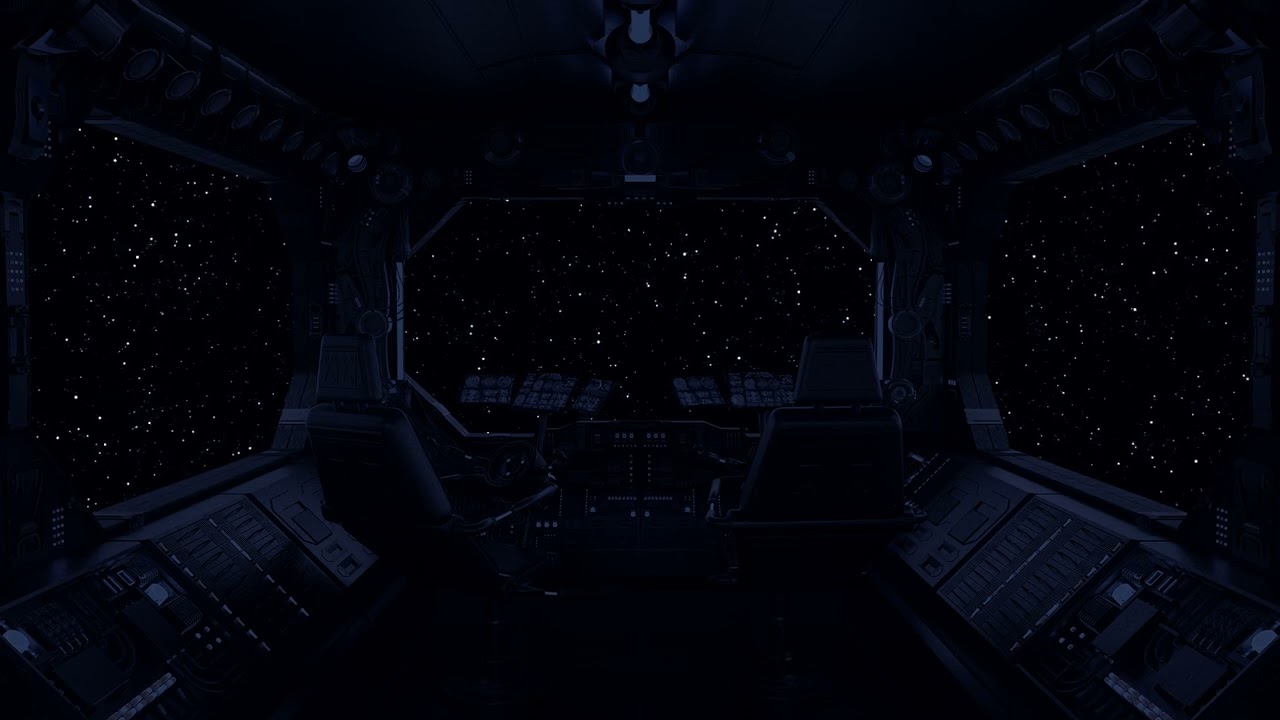 Deep Space Cockpit Sound... Total Relaxation | White Noise | Cosmic Travel