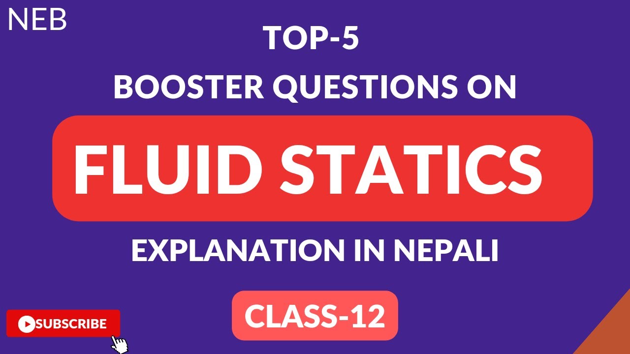 Booster for Fluid statics in Nepali | Class 12 NEB physics | - YouTube