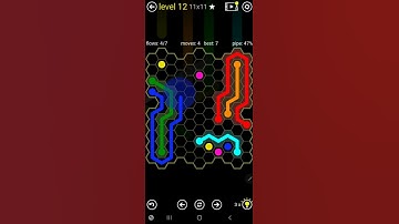How To Solve Flow Free Hexes Extreme Rainbow Pack Level 12 Board Walk Through Solution Walkthrough