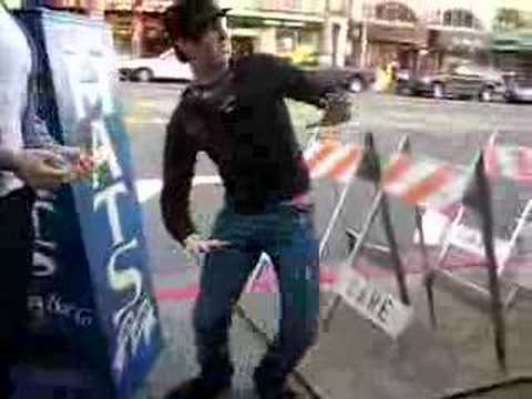 farmer shaking his laffy taffy