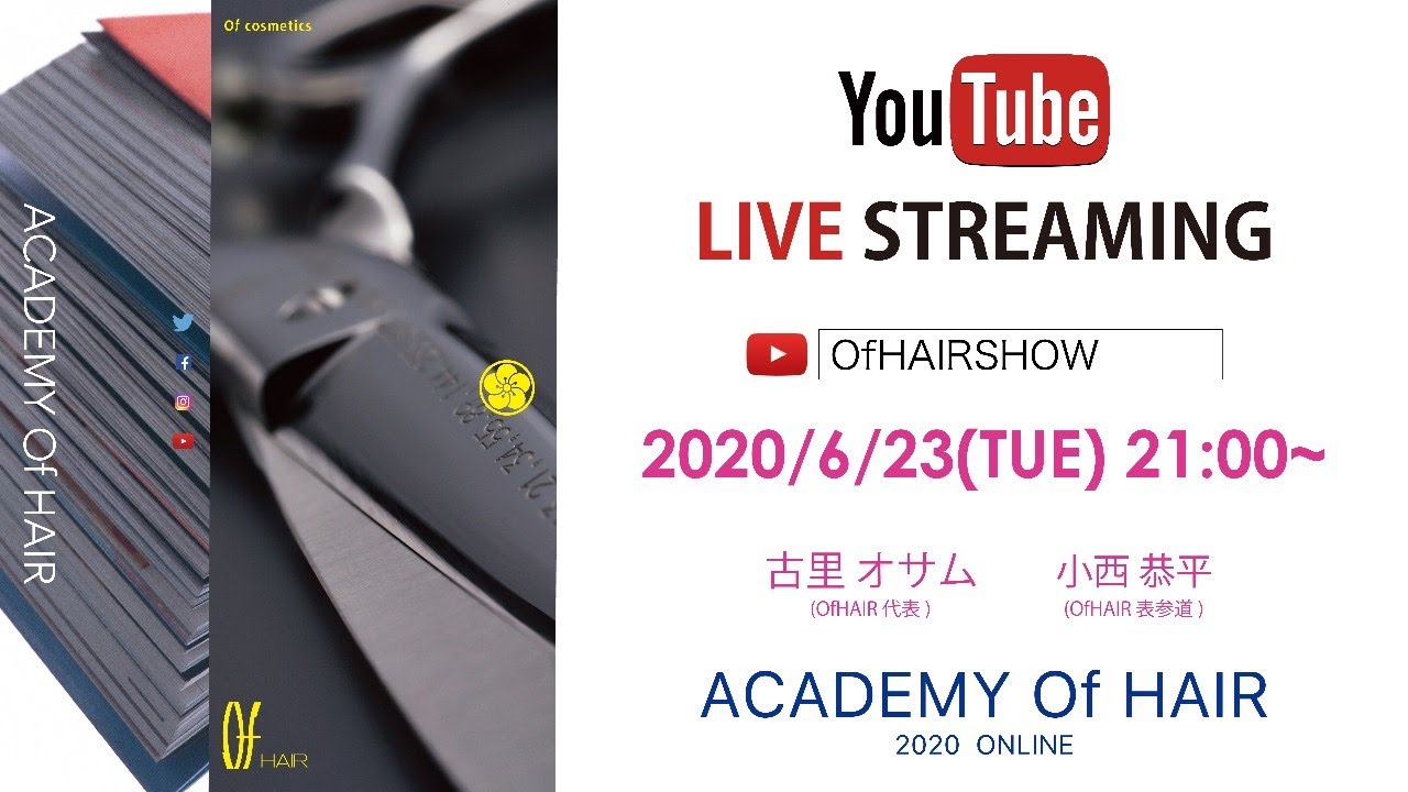 顔周りの似合わせ と ウルフレイヤー アーカイブス アカデミーオブヘア Online Academy Youtube