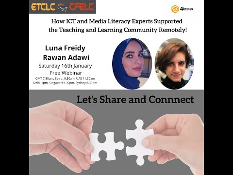 How ICT and Media Literacy Experts Supported the Teaching and Learning Community Remotely!​