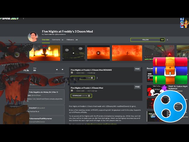 Como baixar e instalar FNAF Doom de graça! 