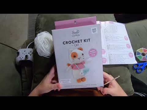Needle Creations 3-D Crochet Kit Cat NC-CRCHKT-CAT