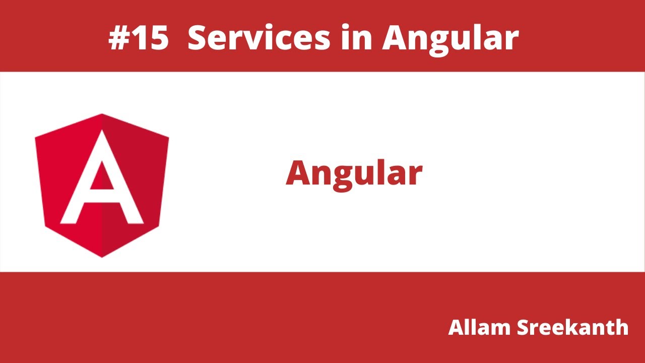 Angular Tutorial - 15- Services - YouTube