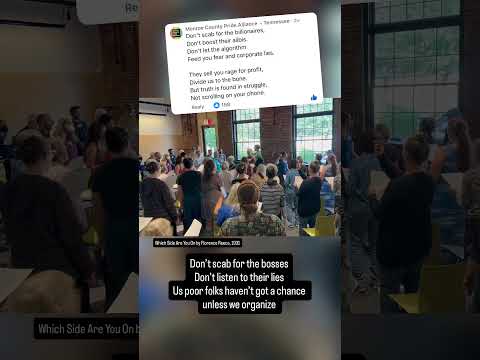 What New Verses Would You Add To Which Side Are You On Nokings Protestsong Solidarity