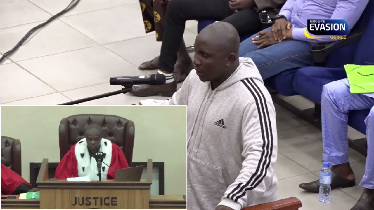 PROCÈS DU 28 SEPTEMBRE 2009:  PLAIDOIRIE DE MARCEL GUILAVOGUI POUR SA PROPRE DÉFENSE