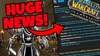Phase 6 Release Date ANNOUNCED on Anniversary Servers in Classic WoW!