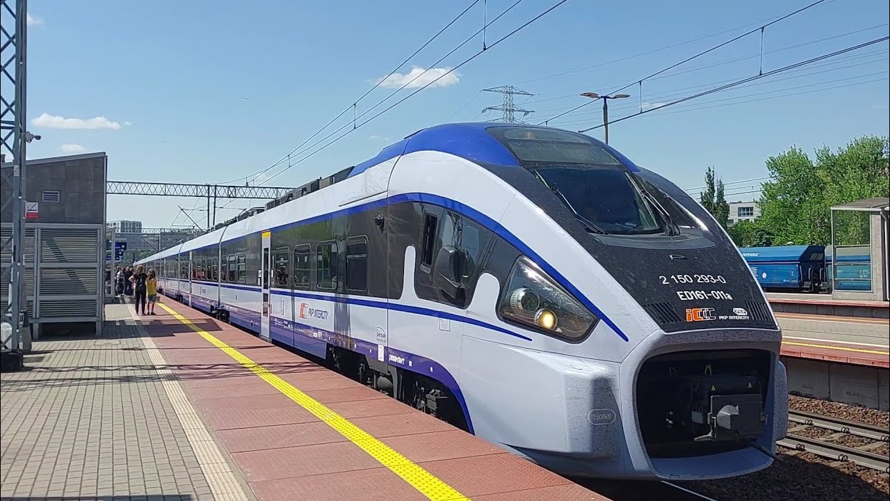 Odjazd ED161-011 z IC Konopnicka ze stacji Warszawa Gdańska - YouTube